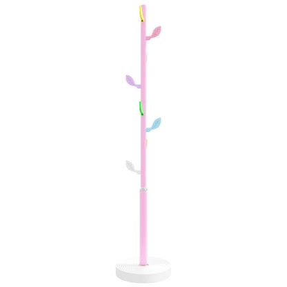 Stumtjener rosa 172 cm pulverlakkert jern