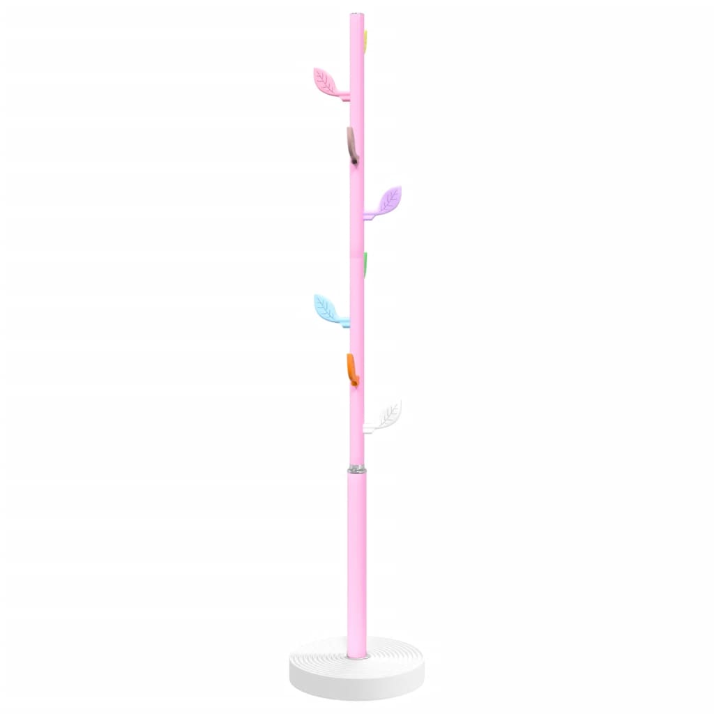 Stumtjener rosa 172 cm pulverlakkert jern