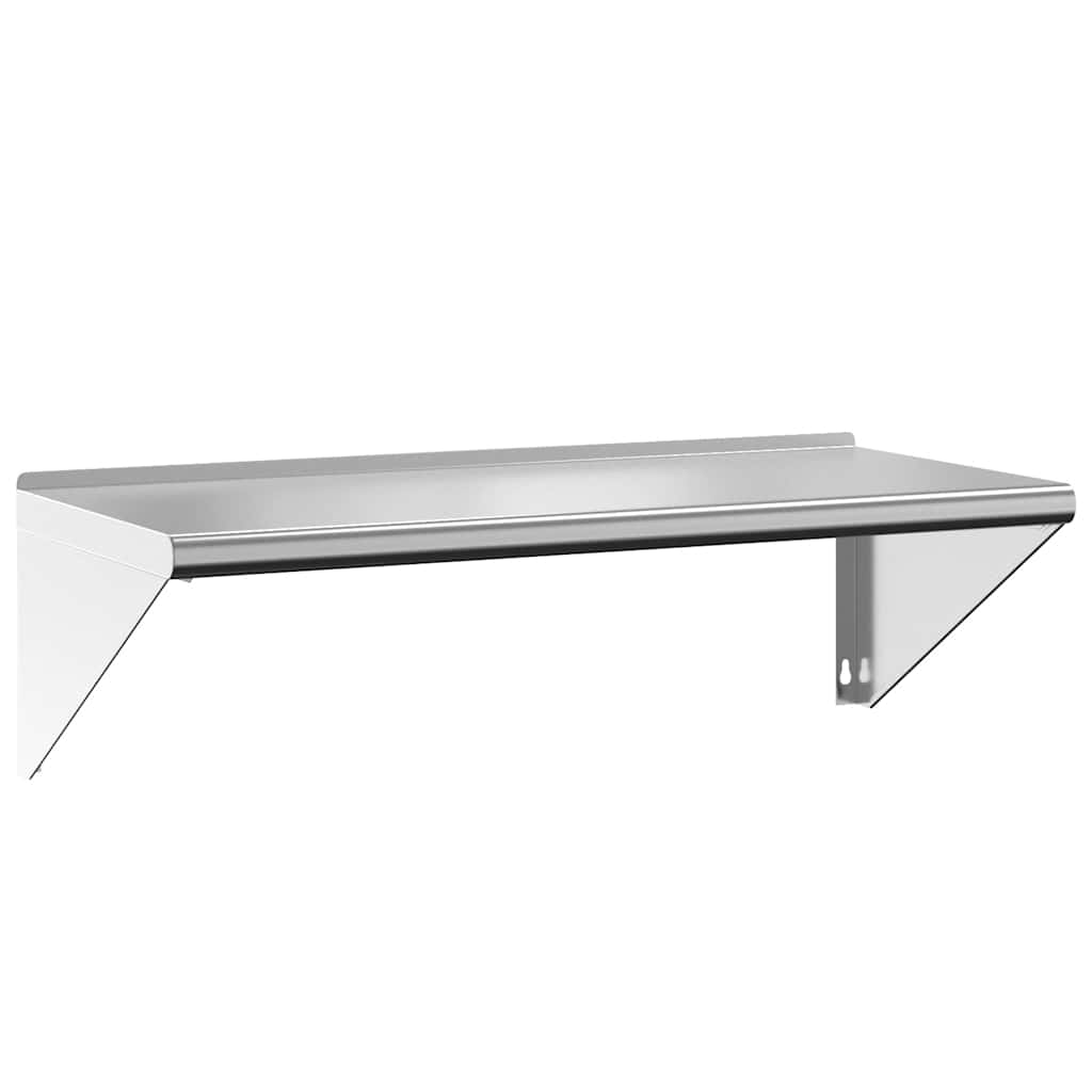 Vegghylle DIV. 100x45x31 cm sølv rustfritt stål