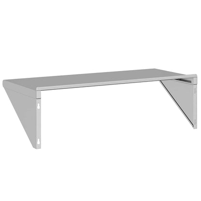 Vegghylle DIV. 100x45x31 cm sølv rustfritt stål
