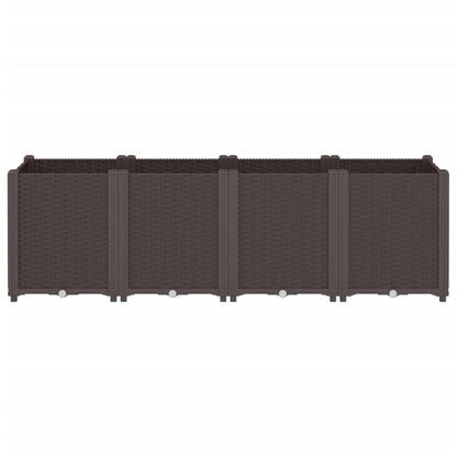 Plantekasse brun 160x40x53 cm PP
