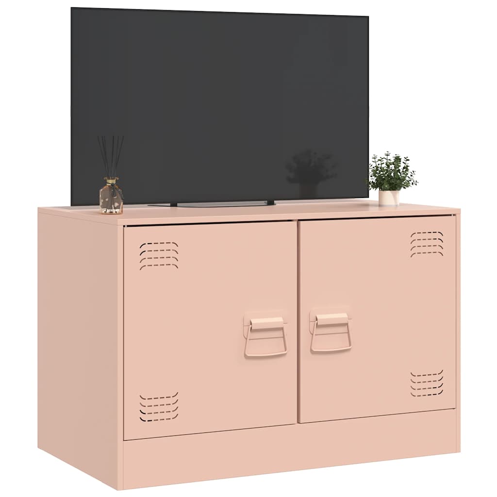 TV-Møbel DIV. TV-benk rosa 67x39x44 cm stål