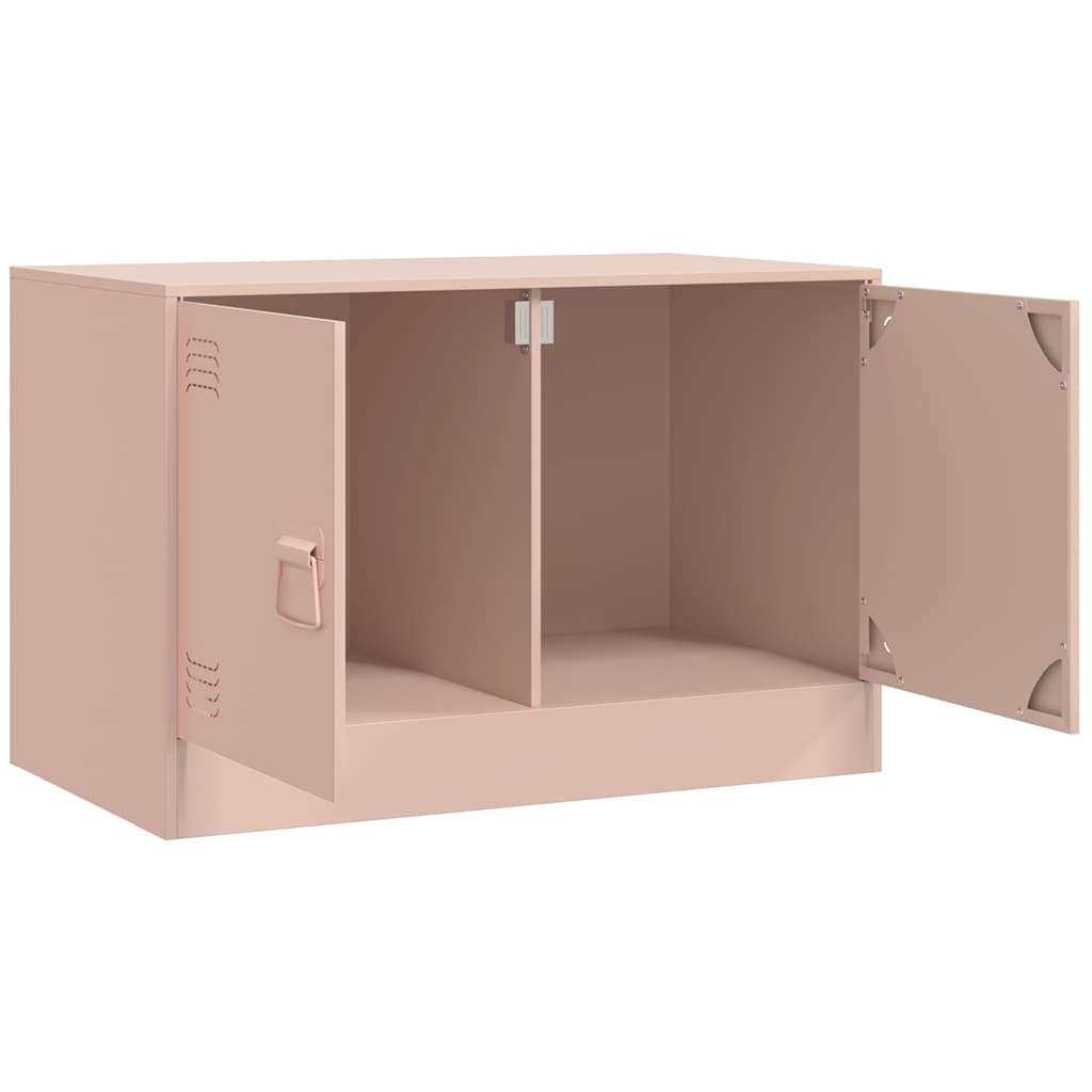 TV-Møbel DIV. TV-benk rosa 67x39x44 cm stål