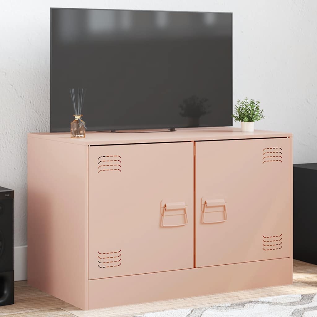 TV-Møbel DIV. TV-benk rosa 67x39x44 cm stål