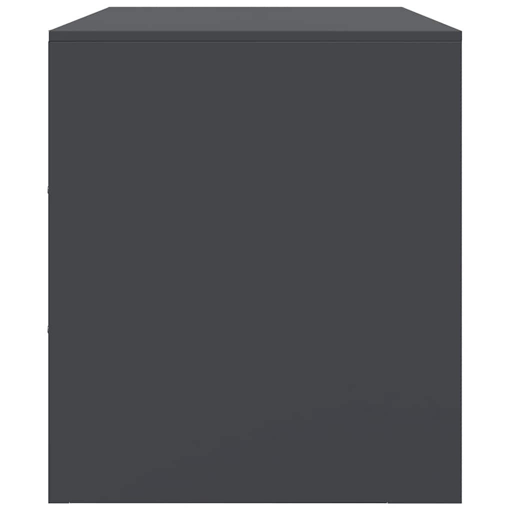 TV-Møbel DIV. TV-benk antrasitt 67x39x44 cm stål