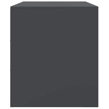 TV-Møbel DIV. TV-benk antrasitt 67x39x44 cm stål