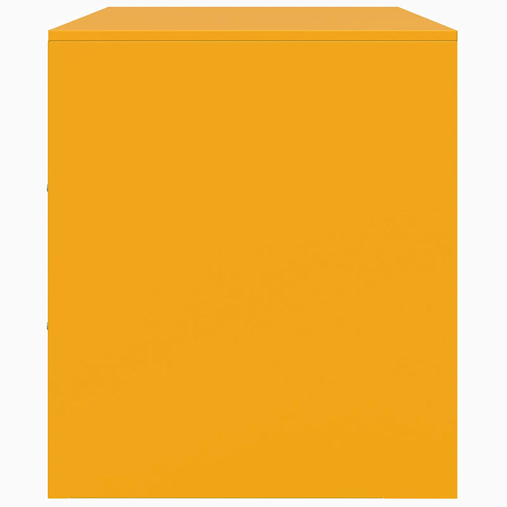 TV-Møbel DIV. TV-benk sennepsgul 67x39x44 cm stål