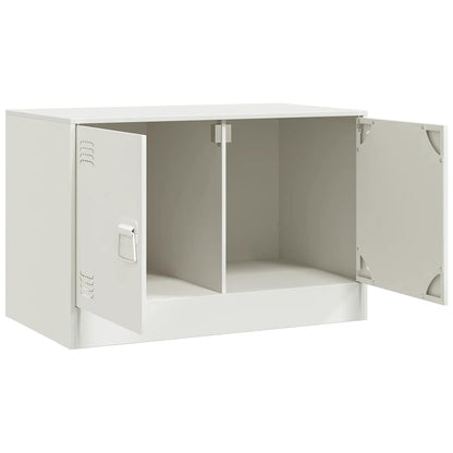TV-Møbel DIV. TV-benk Hvit 67x39x44 cm stål