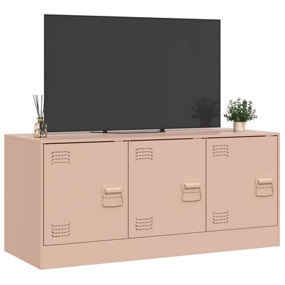 TV-Møbel DIV. TV-benk rosa 99x39x44 cm stål