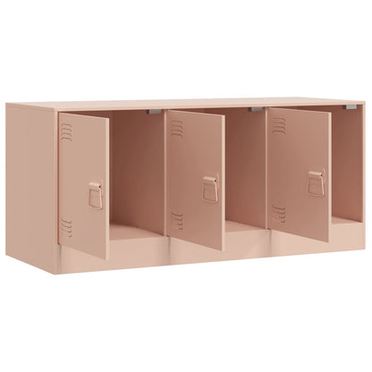 TV-Møbel DIV. TV-benk rosa 99x39x44 cm stål