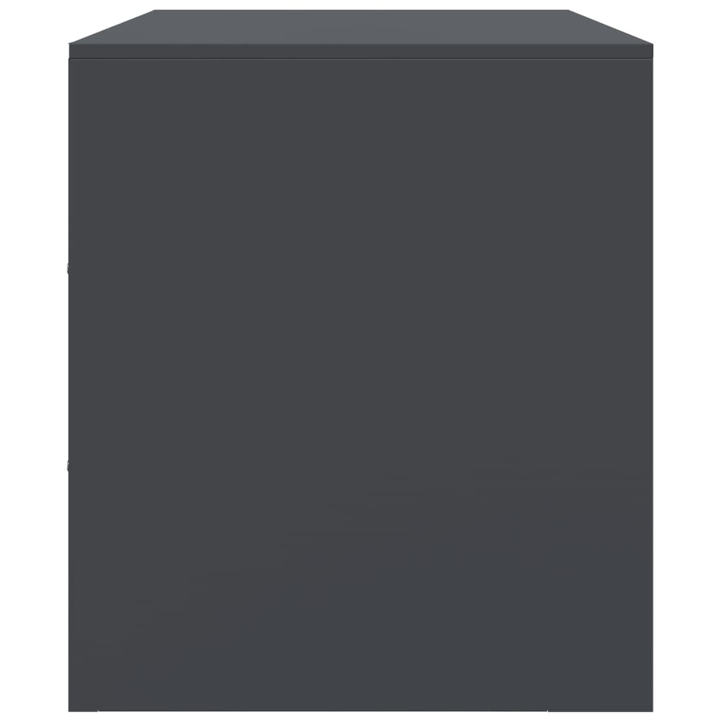 TV-Møbel DIV. TV-benk antrasitt 99x39x44 cm stål