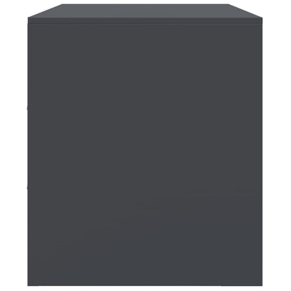 TV-Møbel DIV. TV-benk antrasitt 99x39x44 cm stål