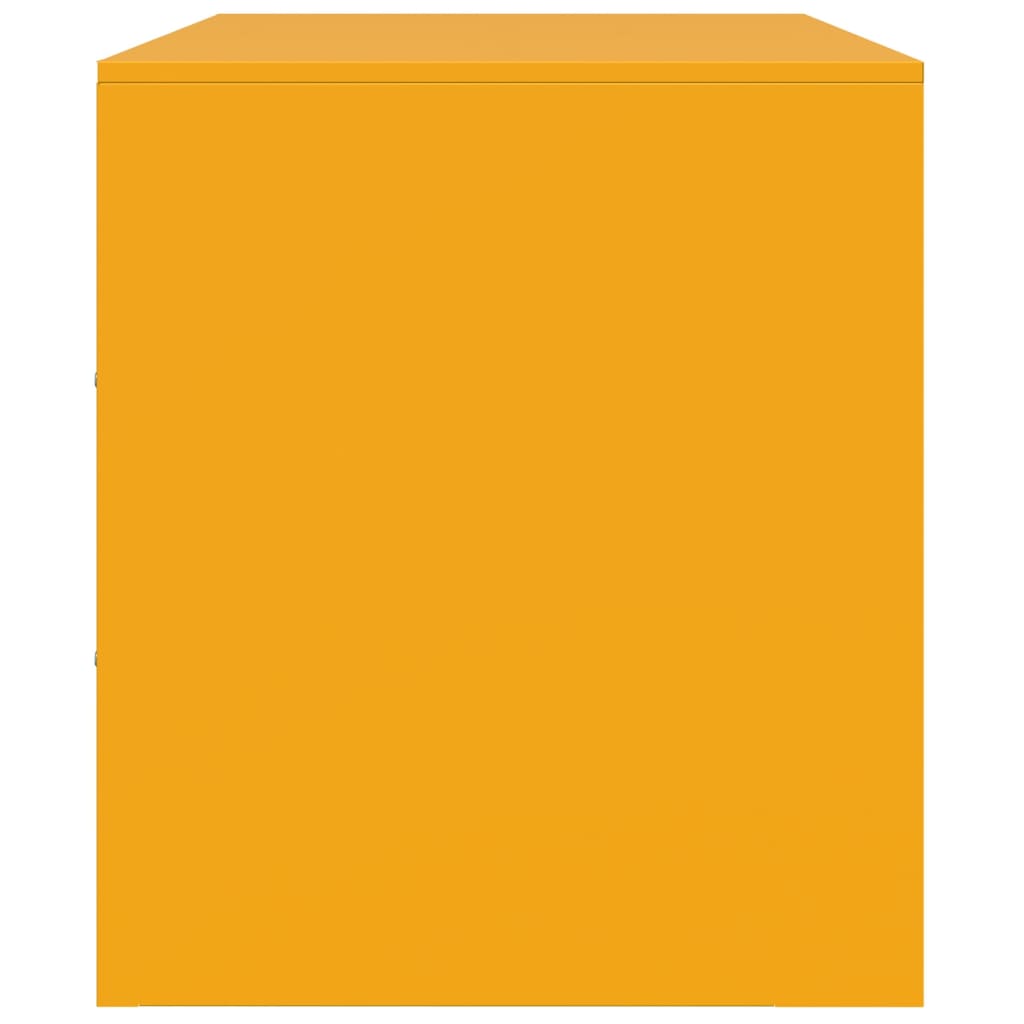 TV-Møbel DIV. TV-benk sennepsgul 99x39x44 cm stål