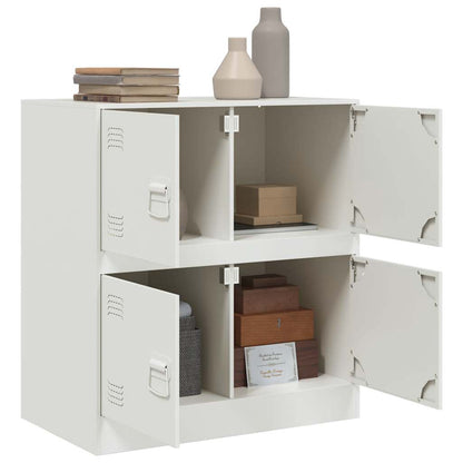 Skjenk DIV. Hvit 67x39x73 cm stål