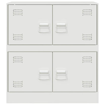 Skjenk DIV. Hvit 67x39x73 cm stål