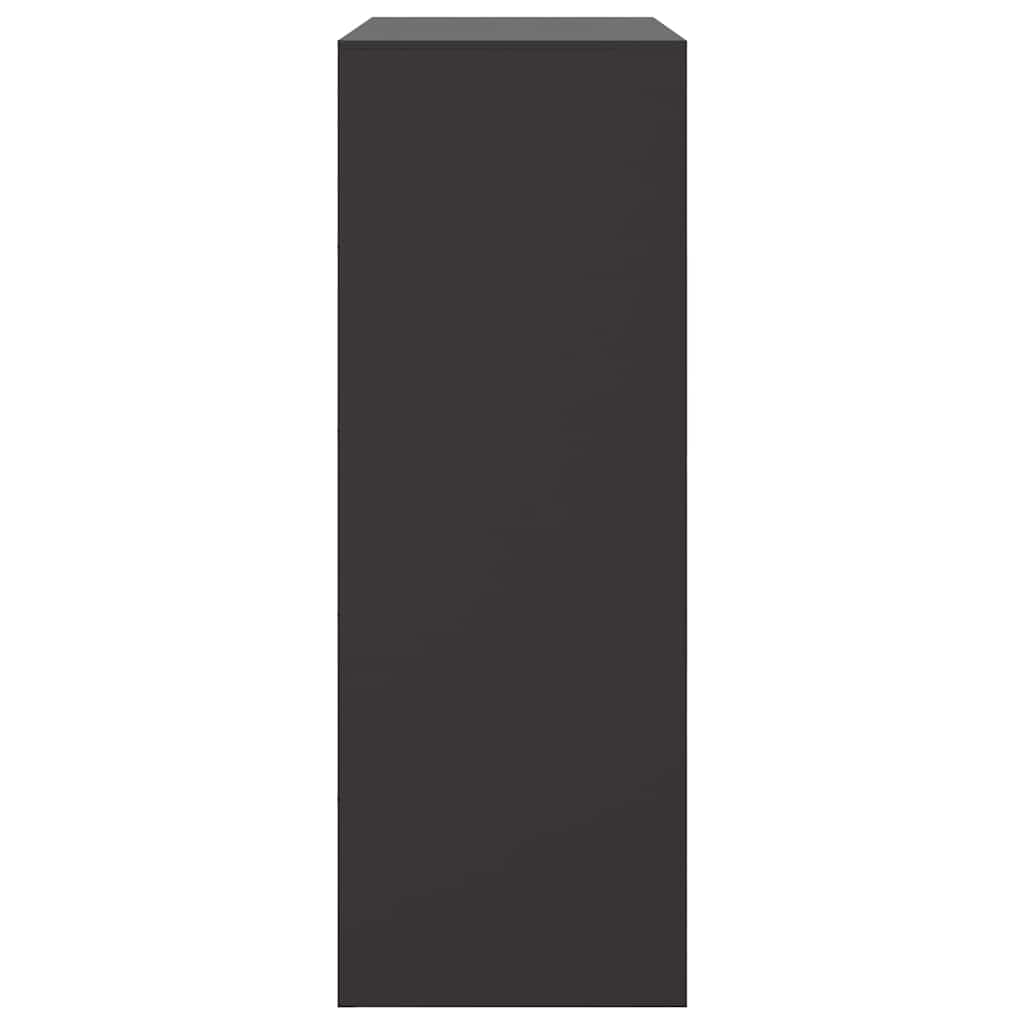 Skjenk DIV. Svart 67x39x107 cm stål