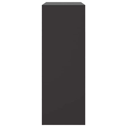 Skjenk DIV. Svart 67x39x107 cm stål