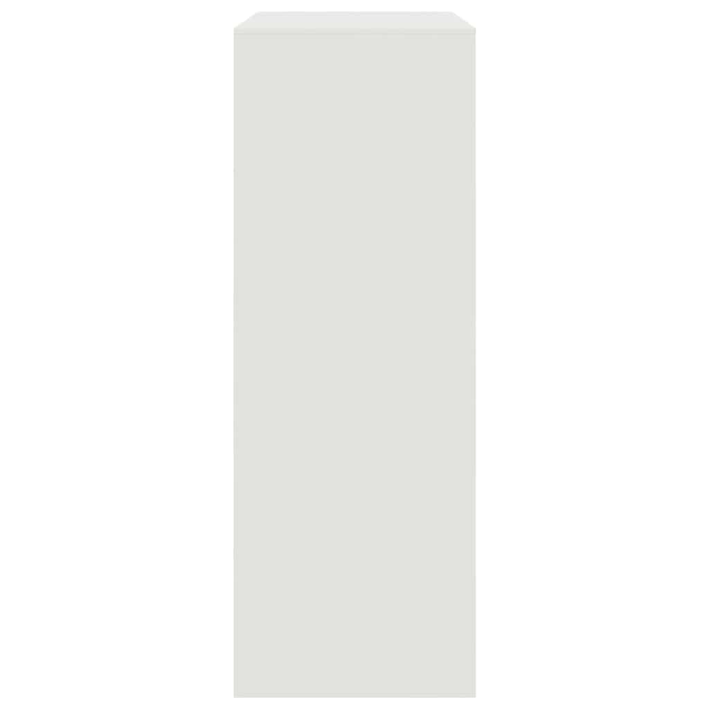 Skjenk DIV. Hvit 67x39x107 cm stål