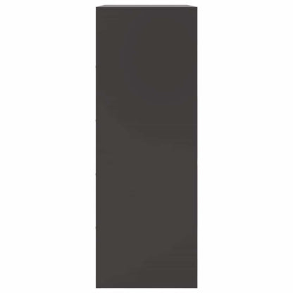 Skjenk DIV. Svart 67x39x107 cm stål