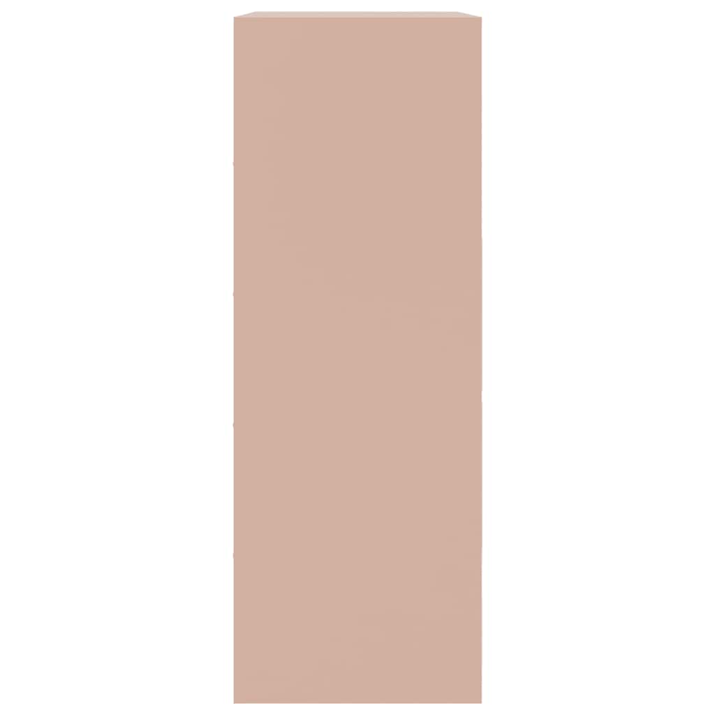 Skjenk DIV. rosa 67x39x107 cm stål