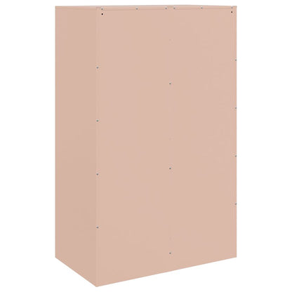 Skjenk DIV. rosa 67x39x107 cm stål
