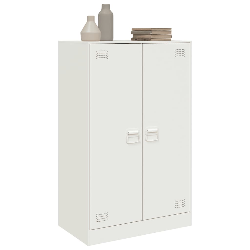 Skjenk DIV. Hvit 67x39x107 cm stål