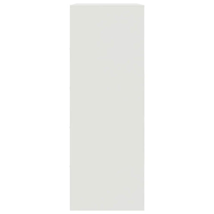 Skjenk DIV. Hvit 67x39x107 cm stål