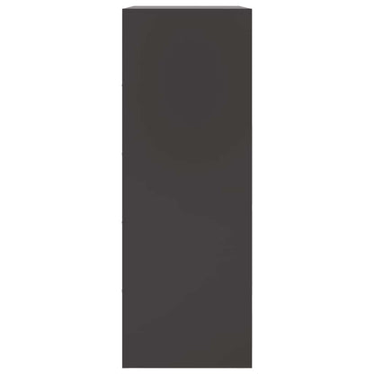 Skjenk DIV. Svart 67x39x107 cm stål