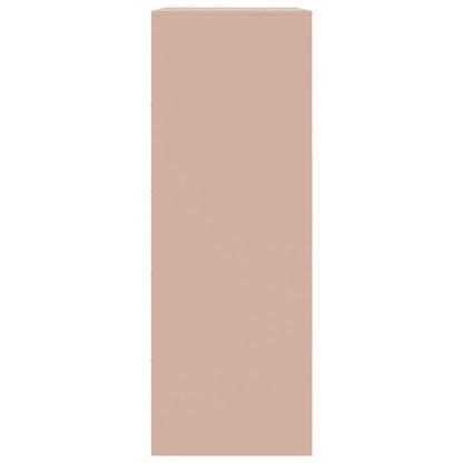 Skjenk DIV. rosa 67x39x107 cm stål