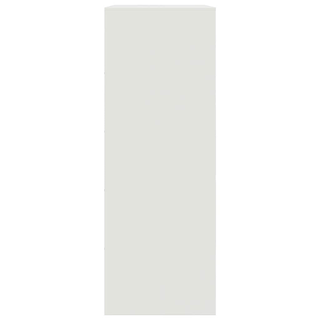 Skjenk DIV. Hvit 67x39x107 cm stål