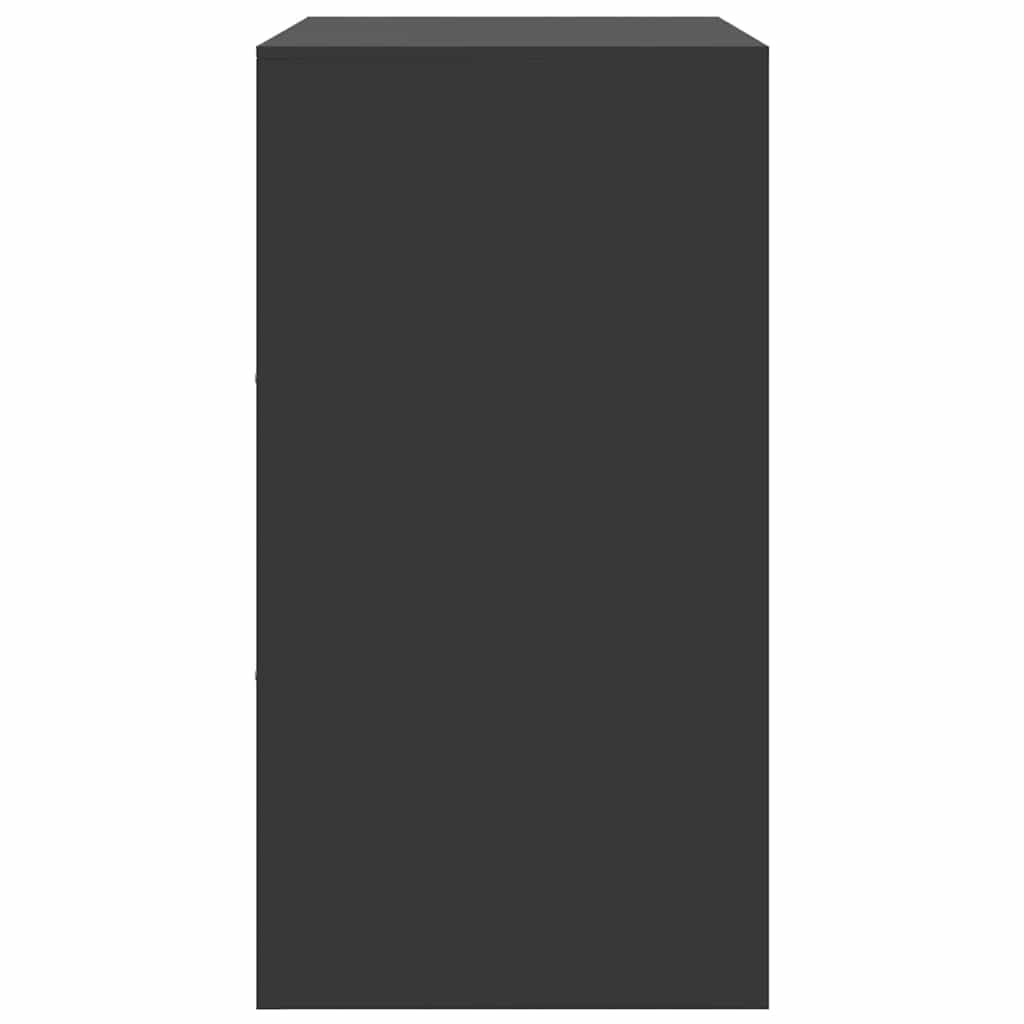 Skjenk DIV. Svart 67x39x73 cm stål