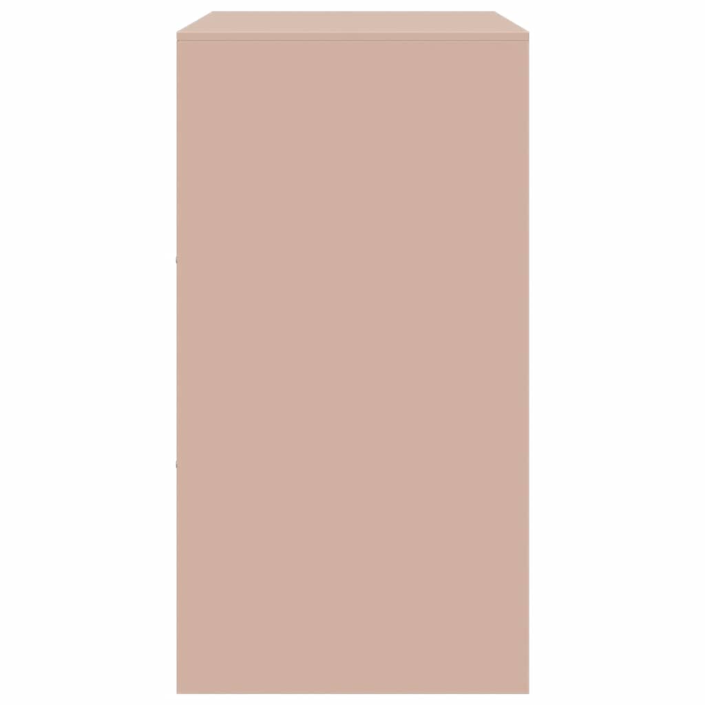 Skjenk DIV. rosa 67x39x73 cm stål