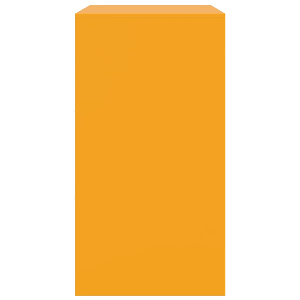 Skjenk DIV. sennepsgul 67x39x73 cm stål