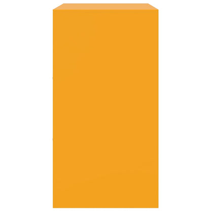 Skjenk DIV. sennepsgul 67x39x73 cm stål