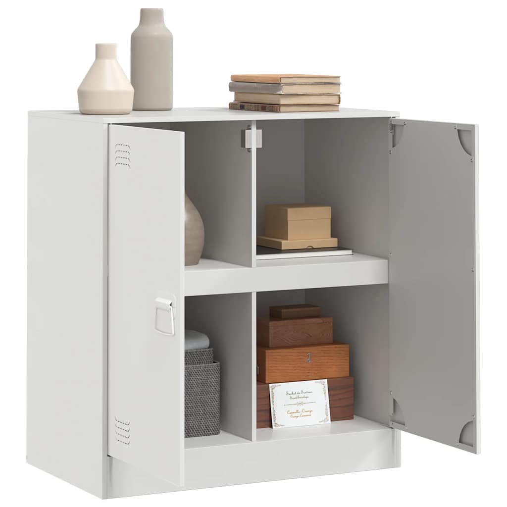 Skjenk DIV. Hvit 67x39x73 cm stål