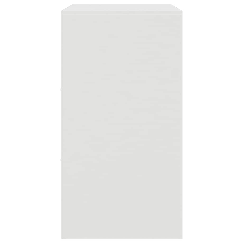 Skjenk DIV. Hvit 67x39x73 cm stål