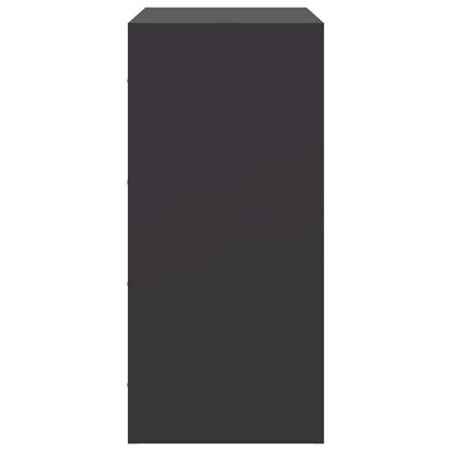 Skjenk DIV. Svart 67x39x83 cm stål