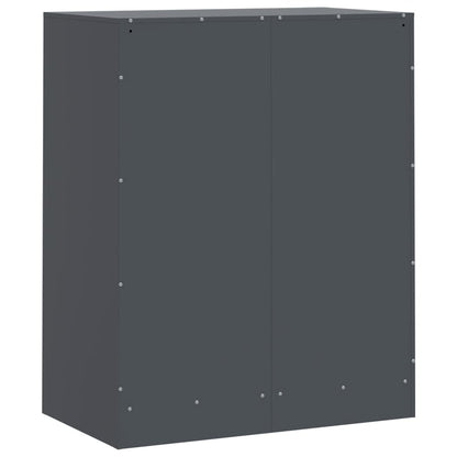 Kommode DIV. antrasitt 67x39x83 cm stål