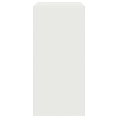 Kommode Hvit 67x39x83 cm stål