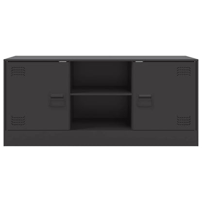 TV-Møbel DIV. TV-benk Svart 99x39x44 cm stål