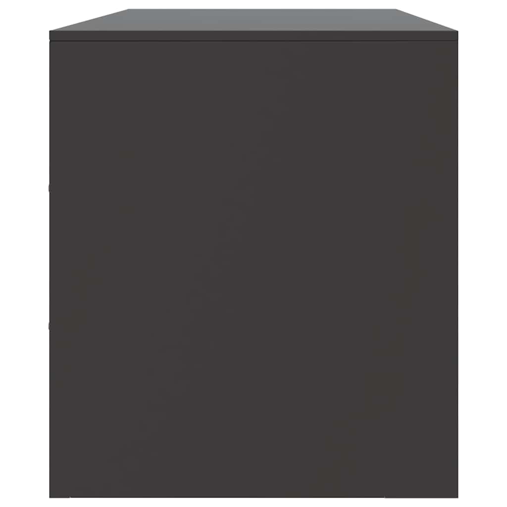 TV-Møbel DIV. TV-benk Svart 99x39x44 cm stål