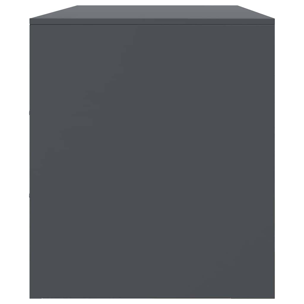 TV-Møbel DIV. TV-benk antrasitt 99x39x44 cm stål