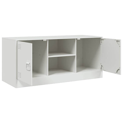 TV-Møbel DIV. TV-benk Hvit 99x39x44 cm stål