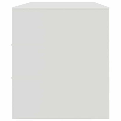 TV-Møbel DIV. TV-benk Hvit 99x39x44 cm stål