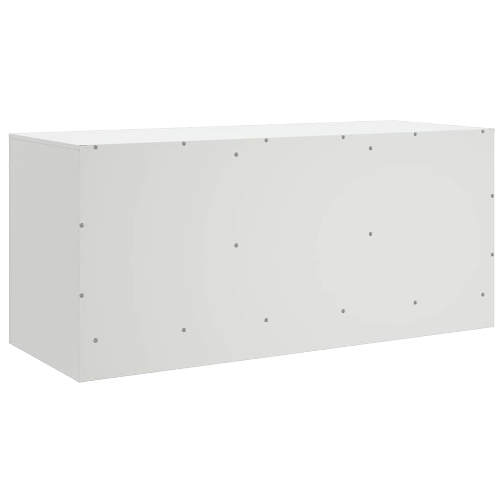TV-Møbel DIV. TV-benk Hvit 99x39x44 cm stål