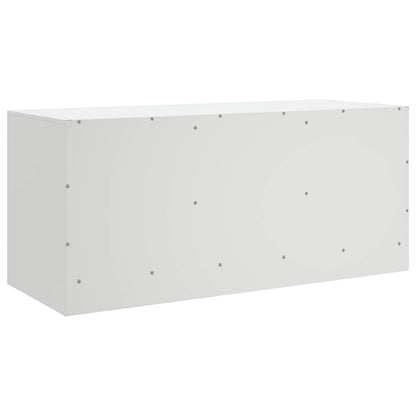 TV-Møbel DIV. TV-benk Hvit 99x39x44 cm stål