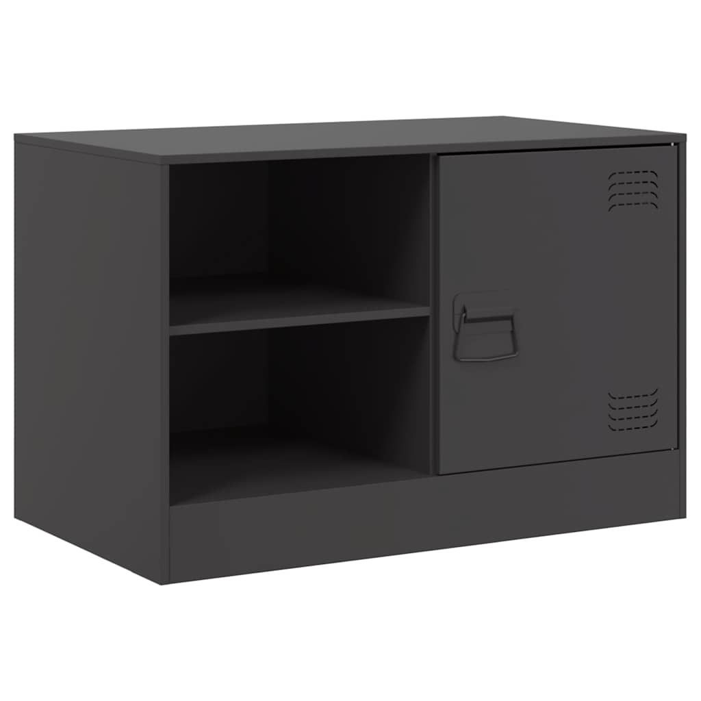 TV-Møbel DIV. TV-benk Svart 67x39x44 cm stål