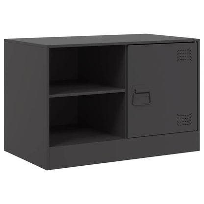 TV-Møbel DIV. TV-benk Svart 67x39x44 cm stål
