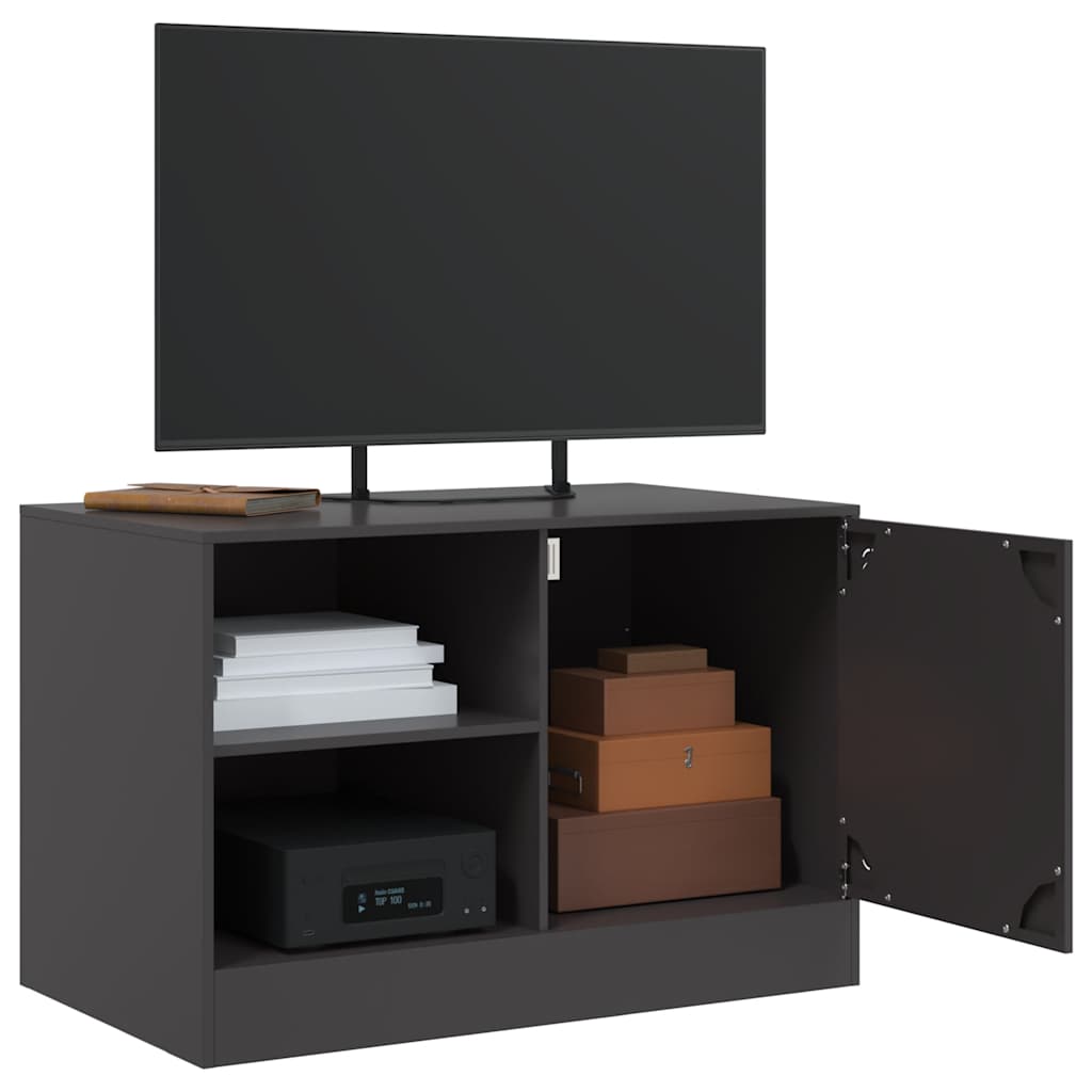 TV-Møbel DIV. TV-benk Svart 67x39x44 cm stål