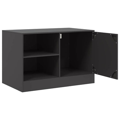 TV-Møbel DIV. TV-benk Svart 67x39x44 cm stål